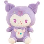 KhalidBain Kuromi Peluş Oyuncak Bebek Lolita Prenses Bebek Bebek Yastık Tavşan (Yurt Dışından) - Beyaz - Mor