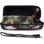 Khanka JBL Charge 4/5 Su Geçirmez Taşınabilir Bluetooth Hoparlör için Taşıma Çantası Değiştirme. Şarj ve USB Kablosu için Ekstra Oda (Kamuflaj)