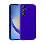 Khayra Galaxy A55 Kılıf KHYR Premier Silikon Kapak - Saks Mavi