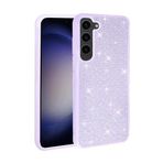 Khayra Galaxy S23 Plus Uyumlu Parlak Taşlı Tasarım KHYR Ston Kılıf-Lila