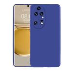 Khayra Huawei P50 Pro Kılıf KHYR Premier Silikon Kapak - Saks Mavi