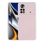 Khayra Poco M4 Pro 4G Kılıf KHYR Premier Silikon Kapak - Rose Gold