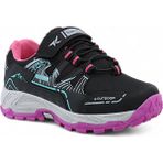 Khayt Runtrail Su ve Soğuk Dayanıklı Kaymaz Taban Kışlık Unisex Çocuk Spor Ayakkabı - Siyah - Fuşya