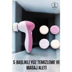 Khi-Zai Taşınabilir Yüz Temizleme Cihazı Masaj, Peeling, Temizlik 5 Başlıklı
