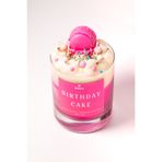 Khleos Birthday Cake Bubblegum Kokulu Pembe Dekoratif Mum, 300g, 9x7cm, Hediye & Dekor