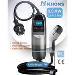 Khons Taşınabilir Elektrikli Araç Şarj İstasyonu | Cihazı | 3,5Kw | 5m Kablo - 5 m