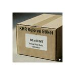 KHR 80x60 MT Termal Pos Rulosu 150 Adet (1 Koli) Yüksek Kaliteli Adisyon Fişi