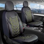 kia Capital Uyumlu Full Deri Oto Koltuk Kılıfı Ön Arka Set Classy Model Siyah Sarı Sc - Siyah - Sarı