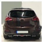Kia Ceed Uyumlu Body Kit Difüzör 4 Çıkış Gri Yuvarlak