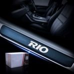Kia Rio Carbon Fiber Kapı Eşiği Yazısı Sticker Boya Koruma