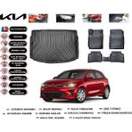 Kia Rio Hb Yeni Logolu 2024 Model Bagaj Havuzu Araca Özel Paspas Takımı Flex - Siyah