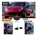 Kia Rio Sinyalli 2012-2016 Batman Yarasa Ayna Kapağı Piano Black Abs Plastik