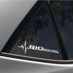 Kia Rio Yan Cam Sticker Oto Kapı Çıkartma Aksesuar 20cmx7cm