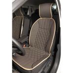 Kia Sorento Lüx Oto Koltuk Minderi Ön 2'li Set ELEGANCE Serisi KOYU BEJ