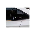 Kia Soul Yan Cam Sticker Oto Kapı 20 Cm X 7 Cm Holo-Chroma