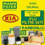 Kia Sportage 1.6 GDI T-GDI Mann-Filter Filtre Seti 2016-2020