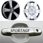 Kia Sportage Kapı Kolu Jant Sticker Yapıştırma 8 Adet