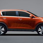 Kia Sportage Krom Cam Üst Çıtası 4 Prç 2010-2015