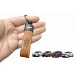 Kia Suni Deri Anahtarlık – Şık Tasarım, Dayanıklı Metal, Premium Görünüm Kahverengi 1 Adet