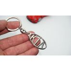 Kia Uyumlu Logo Çift Yön Krom Metal Stil Anahtarlık