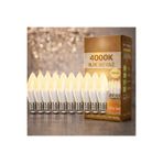 Kialed 10'lu Mum Ampul 8W E14 – 4000K Ilık Beyaz