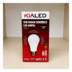 Kialed 12W Radar Sensörlü LED Ampul 1080 Lümen E27
