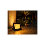 kialed 50W Amber LED Projektör IP66 Su Geçirmez Dış Mekan Bahçe Aydınlatma Projektörü Sarı Işık