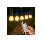 kialed 5'li Taşınabilir Kumandalı Solar Şarjlı Led Ampul
