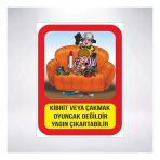 Kibrit ve Çakmakla Oyuncak Değildir Sticker 20X28 Cm