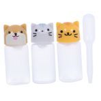KICHOUSE 1 Takım Sos Şişesi Çocuklar Için Öğle Yemeği Kapları Ketçap Şişeleri Sıkmak Mini Baharat Sosu Şişesi Mini Öğle Yemeği Sosu Kutusu Kabı Bento Seyahat Salata Sosu Küçük Şişe