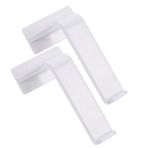KICHOUSE 2 Pegboard Kağıt Havlu Tutacağı Parantez Için Diş Fırçası Fincan Dolabı Delikli Pano Bardak Tutucu Garaj Alet Kancaları Bardaklık Askı Takı Karın Kası Çocuk Beyaz Organizatör