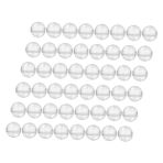 KICHOUSE 50pcs Oyuncaklar Için Küçük Kaplar Boncuklar Için Mini Kapsüller Depolama Gumball Makinesi Için Temiz Plastik Kapsül Boş Kapsüller Kasa Şeffaf Toplar
