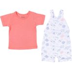 Kidaxi Desenli Bebek Takımı - Pembe - 9 - 12 Ay