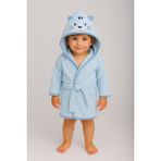 Kidaxi Kız Bebek Bornoz %100 Pamuk 2-3/3-4/4-5 Yaş - 2 - 3 Yaş - Mavi