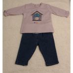 Kidaxi Kız Sweatshirt Pantolon Takım - 6 - 9 Ay - Açık Lila