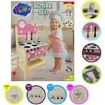 Kiddico Toys Ahşap Mutfak Seti | 4 Parça | 3 Yaş ve Üzeri Eğitici Oyuncak
