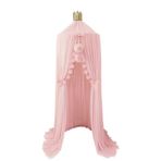 Kiddy Happy TÜL PEMBE CİBİNLİK ALTIN TAÇ İKİLİ PONPON DEKORLU