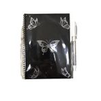 Kıddyworld Siyah Defter 14X20 40 Yaprak + Beyaz kalem Hediyeli