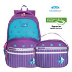 Kidessa 1044 Anatomik İlkokul Çantası - NKT01044-mor mavi-TEK EBAT