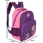 Kidessa 1234 Anatomik Sırtlı Yapılı Unisex Anaokul Çantası NKT01234 Mor - Pembe - Mor - Açık Pembe