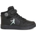 Kidessa NKT01517-Siyah Anatomik Taban Unisex Çocuk Boğazlı Sneakers Ayakkabı