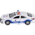 Kidmar Oyuncak FY6238-12D Displayda Metal Çek Bırak Polis Arabası - Çok Renkli