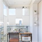 Kidmex Yapıştırma Sistem Cam Balkon Perdesi Beyaz Plise Perde Delik Yok - Ofis Perdesi - Mutfak Perdesi
