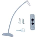 Kidmix Çelik Halatlı Pvc-Pencere Çocuk Emniyet Kilidi - Gri