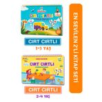 Kidonova Minik Dahiler: Cırt Cırtlı Etkinlik Kitabım 2'li Set (1-3 Yaş, 2-4 Yaş)