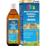 Kids 150 Ml Aromasız Multivitamin Ve Mineral Şurup - 17 Vitamin Ve Mineral İçeren Türkiye Menşeli Takviye Edici Gıda