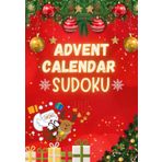 Kids’ 6×6 Sudoku Advent Calendar: 24 Daily Christmas Puzzles in a 60‑ in color ‑ Page Countdown Book (Practical Size)