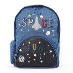 Kids A More Space Fun Uzay Temalı Erkek Çocuk Sırt Çantası Lacivert Lacivert 40x30x11