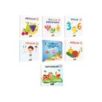 Kids Babies Ilk Kitaplarım Türkçe / Ingilizce Temel Kelimeler 7'li Set 15*15 cm