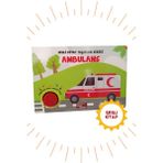 Kids Babies Sesli Kitap Ambulans - Eğlenceli Tasarım ile 0-3 Yaş Arası Çocuklar için Kağıt Kitap
